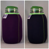 Eco Insulator™ - Quart - Reversible (Purple / Blue with Lime Green Binding & Stitching)