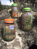 Eco Insulator™ - Quart - Reversible (Woodland & Wetland CAMO with Brown Binding & Stitching)