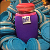 Eco Insulator™ - Pint - Reversible (Black / Purple with Hot Pink Binding & Stitching)