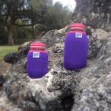 Eco Insulator™ - Quart - Reversible (Black / Purple with Hot Pink Binding & Stitching)