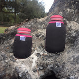 Eco Insulator™ - Quart - Reversible (Black / Purple with Hot Pink Binding & Stitching)